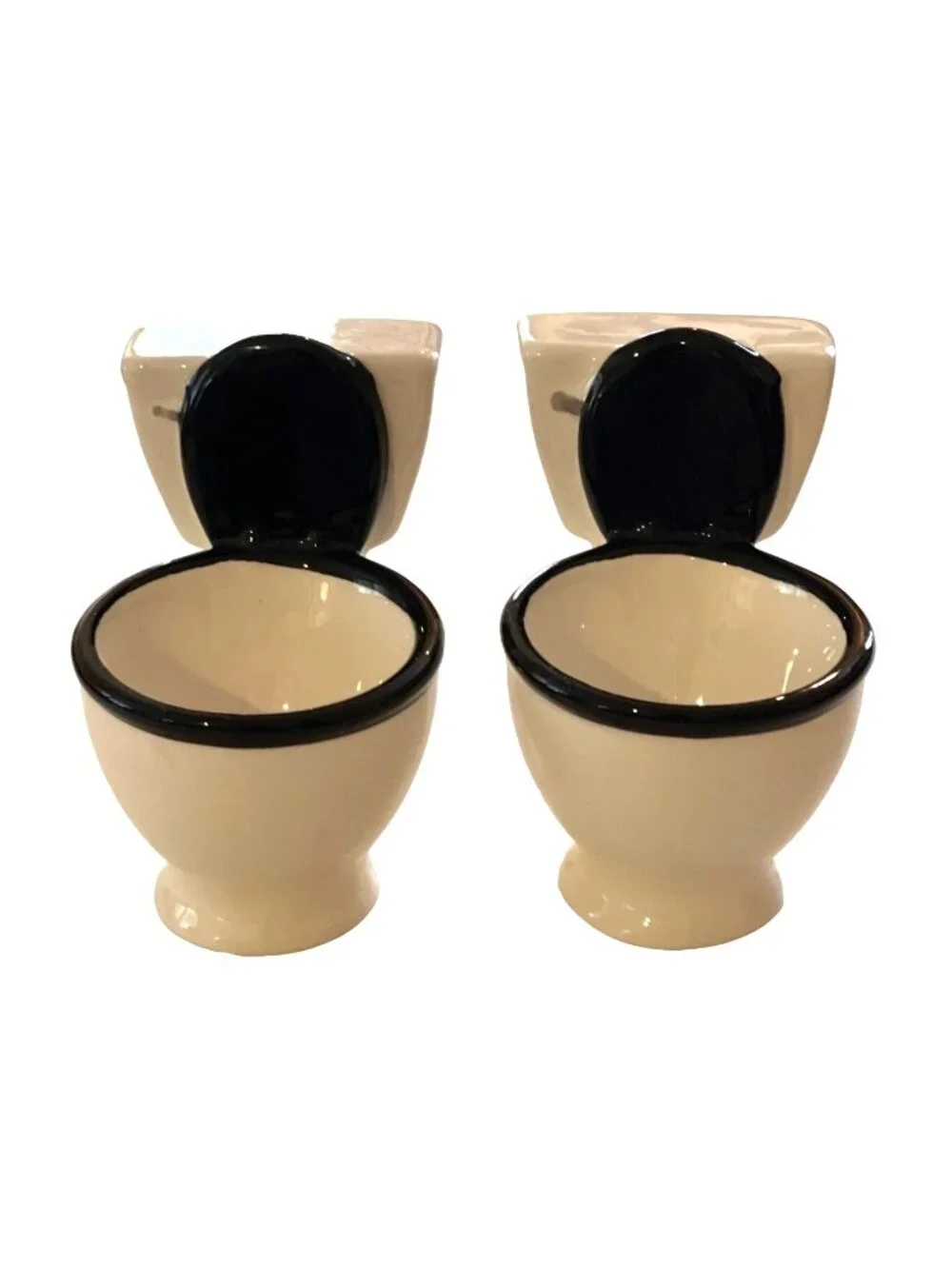 Potty Toilet Shot Glass Set by BigMouth Inc Funny Gag Gift Adult Party Ceramic